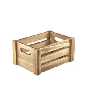 Wooden Crate Rustic Finish 22.8 x 16.5 x 11cm - Case Qty 1