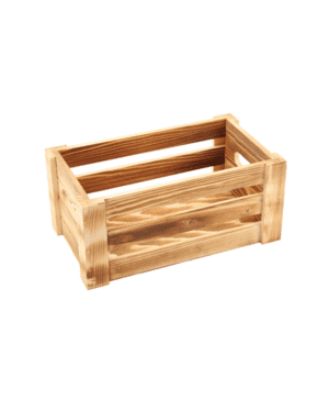 Wooden Crate Rustic Finish 27 x 16 x 12cm - Case Qty 1