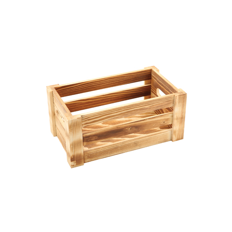 Wooden Crate Rustic Finish 27 x 16 x 12cm - Case Qty 1