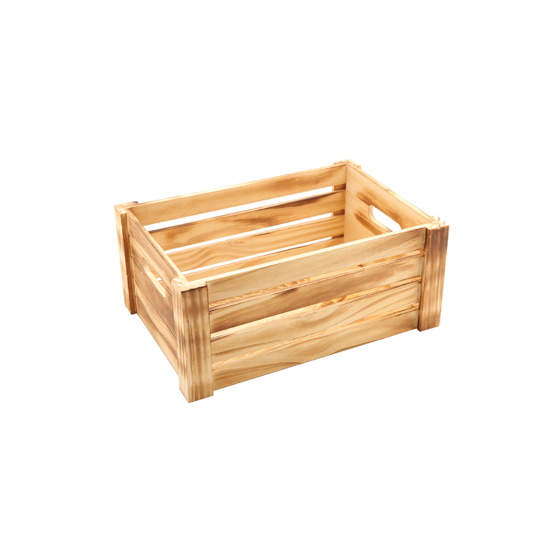 Wooden Crate Rustic Finish 34 x 23 x 15cm - Case Qty 1
