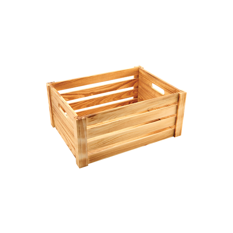 Wooden Crate Rustic Finish 41 x 30 x 18cm - Case Qty 1