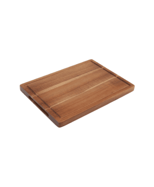 Genware Acacia Wood Serving Board 28x20x2cm - Case Qty 1