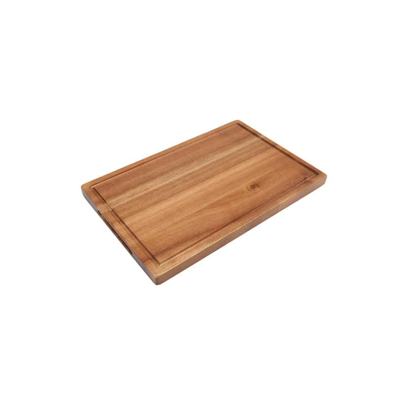 Genware Acacia Wood Serving Board 34x22x2cm - Case Qty 1