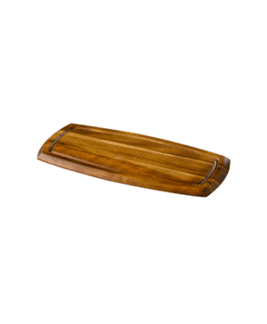Acacia Wood Recessed Serving Board 36x18x2cm - Case Qty 1