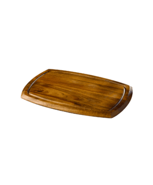 Acacia Wood Recessed Serving Board 36x25.5x2cm - Case Qty 1