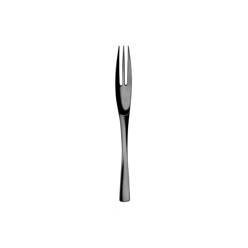 XY Black Miroir Serving Fork - Case Qty 1