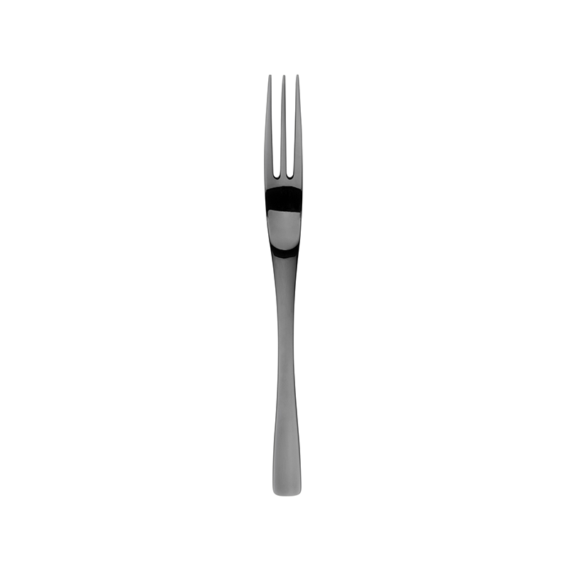 XY Black Miroir Gourmet Fork - Case Qty 12