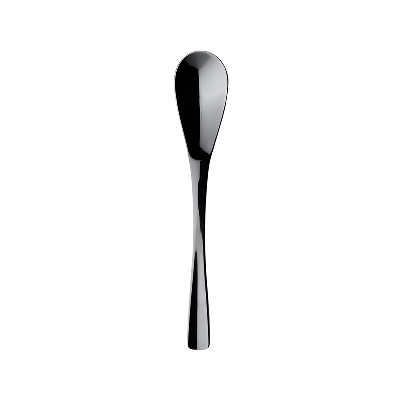 XY Black Miroir Dessert Spoon - Case Qty 12