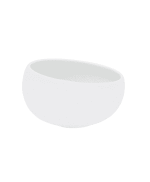 Gourmet Mini Bowl Satin White 7.3cm 7cl - Case Qty 6