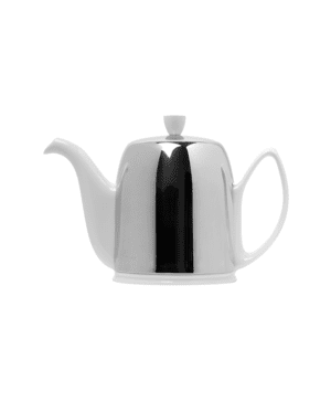 Salam White Teapot 8 Cups c/w StSteel Cover