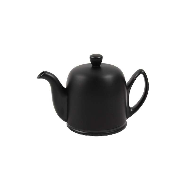 Salam Matte Black Teapot 6 Cups c/w Matte Black Cover