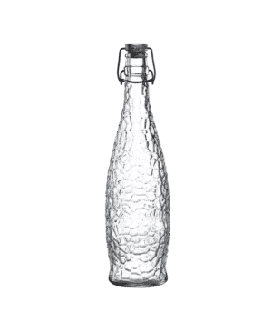 Glacier Bottle with Clear Clip Lid 1lt 35.25oz CASE QTY 6