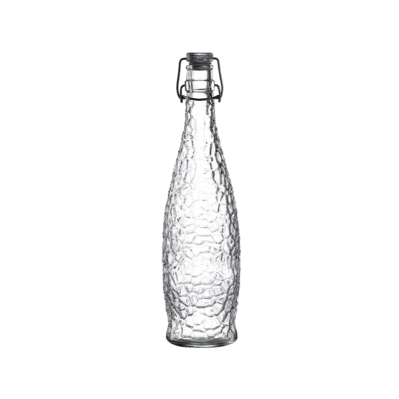 Glacier Bottle with Clear Clip Lid 1lt 35.25oz CASE QTY 6