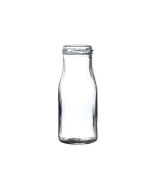 Mini Milk Bottle 15cl 5.25oz (no cap) CASE QTY 18