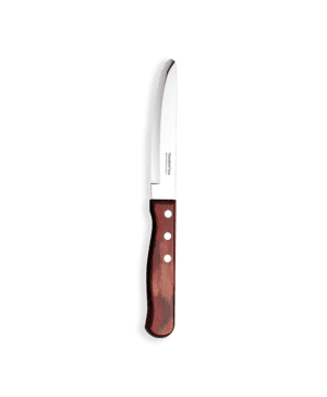Tramontina Jumbo Red Polywood Steak Knife Rounded Blade 3 Stud 25cm 9.8" CASE QTY 12