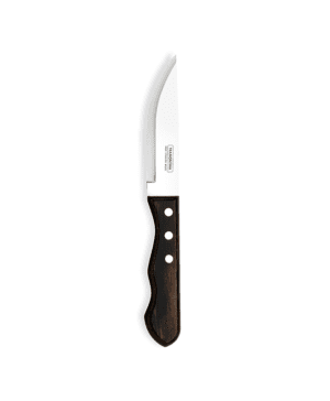 Tramontina Jumbo Light Black Polywood Steak Knife Pointed Blade 3 Stud 25cm 9.8" CASE QTY 12