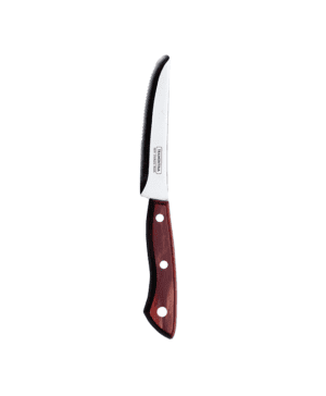 Tramontina Jumbo Red Trigger Polywood Steak Knife Rounded Blade 3 Stud 25cm 9.8" CASE QTY 12