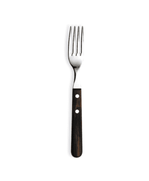 Tramontina Jumbo Light Black Polywood Steak Fork 2 Stud 25cm 9.8" CASE QTY 12