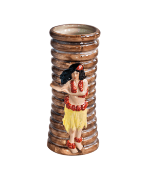 Tiki Mug Hula Girl 32cl 11.25oz CASE QTY 1