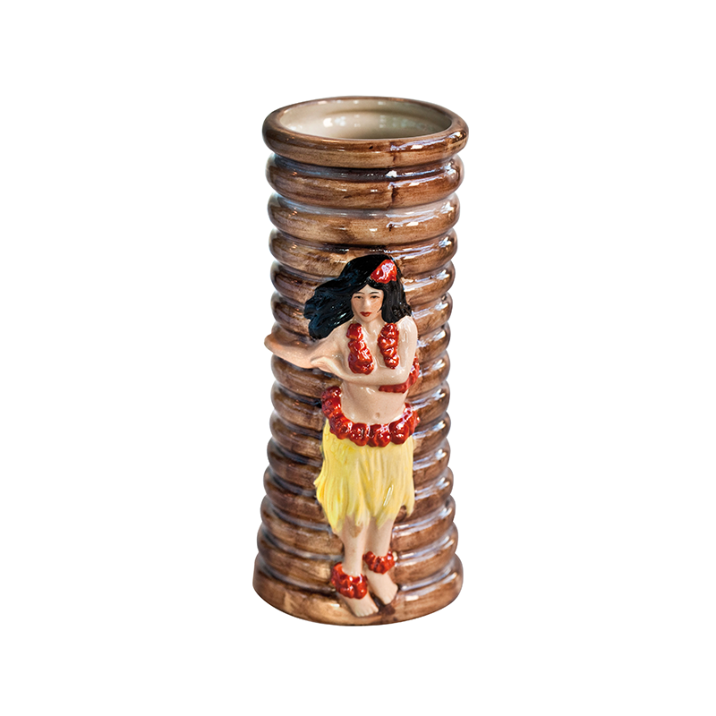 Tiki Mug Hula Girl 32cl 11.25oz CASE QTY 1