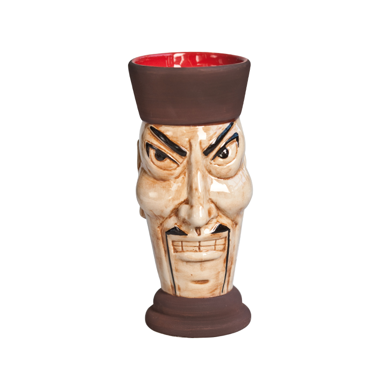 Tiki Mug Fu Manchu 36cl 12.75oz CASE QTY 6