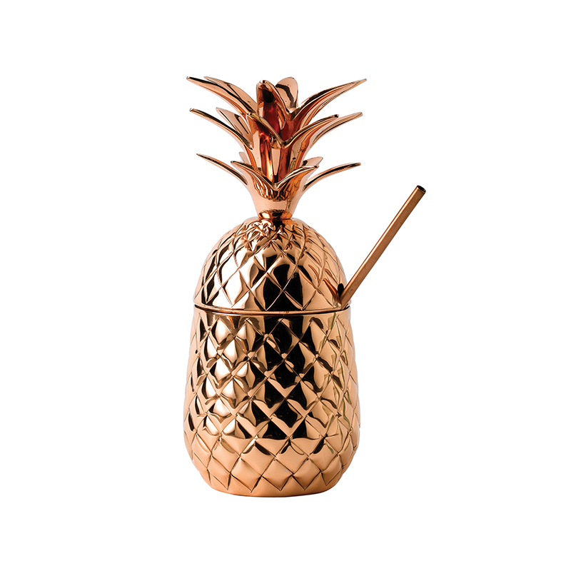 Solid Copper Pineapple 65cl 23oz CASE QTY 1