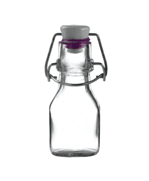 Mini Bottle with Flip Lid 8cl 2.75oz CASE QTY 12