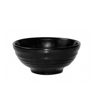 Churchill Bit on the Side Metallic Black Ripple Snack Bowl