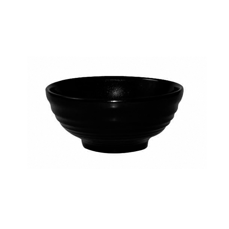 Churchill Bit on the Side Metallic Black Ripple Snack Bowl