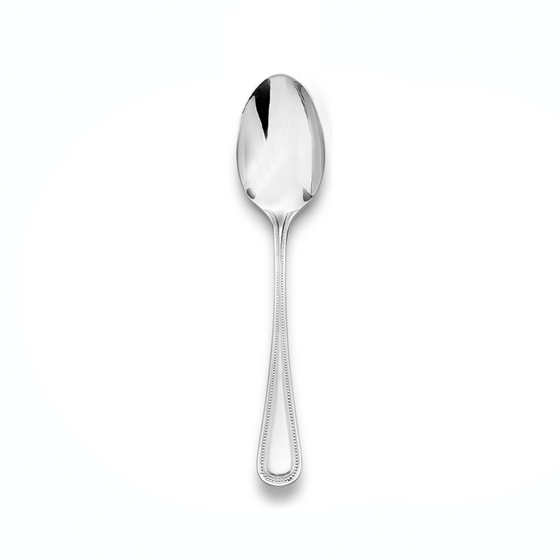 Bead Tea Spoons x 12  Mirror Finish 18/0 Stainless Steel Cutlery 