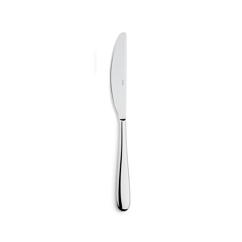 Leila Dessert Knife Solid Handle 18/10 - Case Qty 12