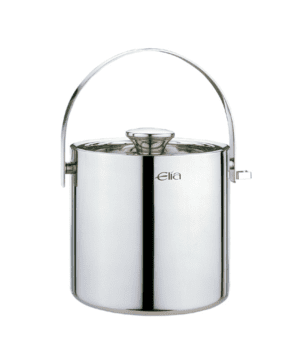 Elia Ice Pail Double Wall St/Steel with ice tong 2lt 3.5pt - Case Qty 1