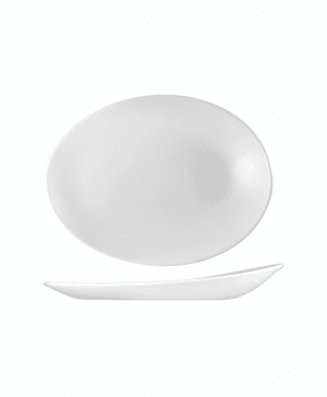 Churchill Orb Oval Plate 34.6cm x 26.3 x 5cm - CASE QTY 12