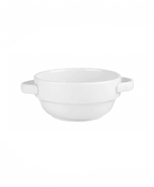 Churchill Profile Handled Stacking Bowl 37.7cl 13.3oz - CASE QTY 6