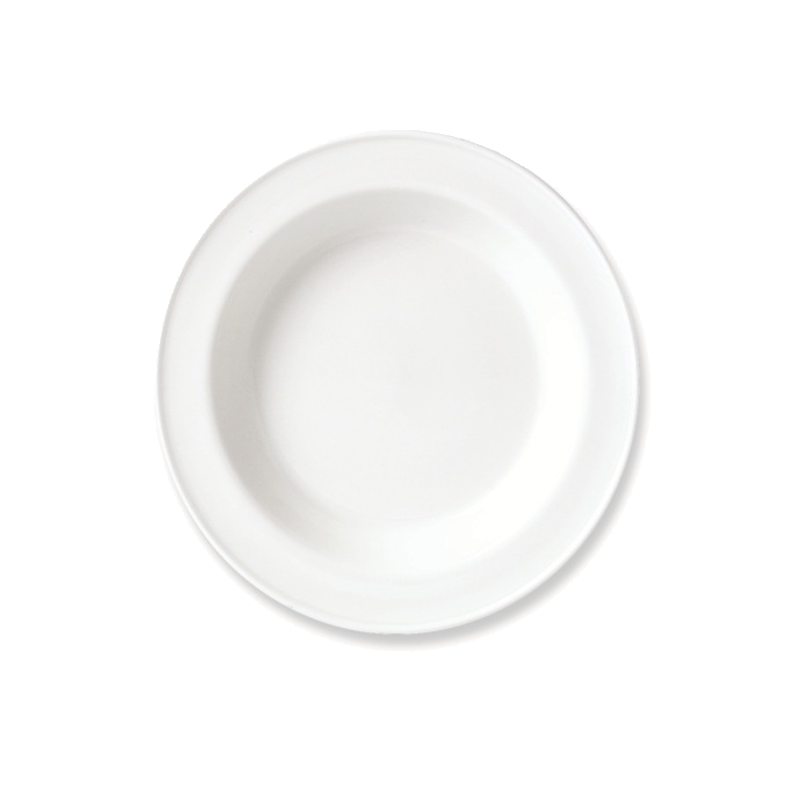 Simplicity White Soup Plate Rimmd Atl 23cm 9  - CASE QTY - 24