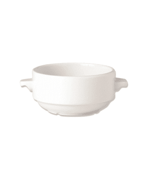 Simplicity White Soup Cup Stacking Lug 28.5cl 10oz - CASE QTY - 36