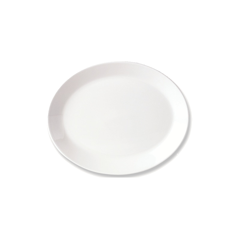 Simplicity White Oval Coupe Plate 20.25cm 8  - CASE QTY - 24