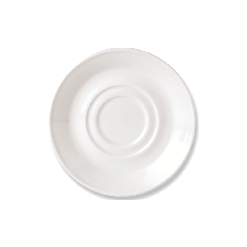 Simplicity White Saucer D / W L / S 14.5cm 5 3 / 4  - CASE QTY - 36