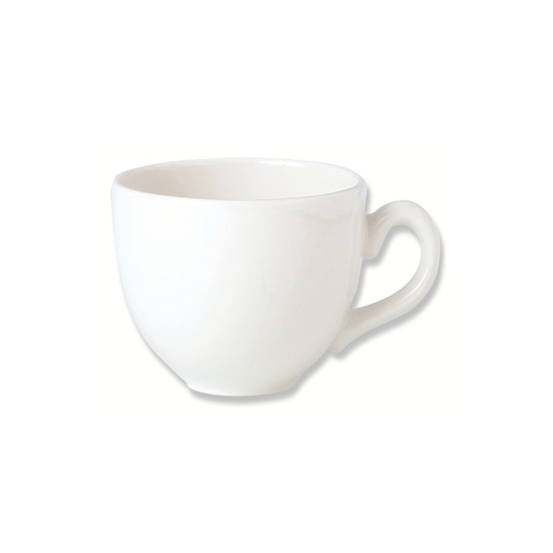 Simplicity White Cup Low Emp 8.5cl 3oz - CASE QTY - 36