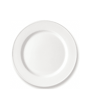 Simplicity White Plate Slimline 27cm 10 5 / 8  - CASE QTY - 24
