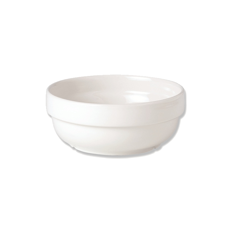 Simplicity White Bowl Stacking M / S 17cm 6.66  - CASE QTY - 12