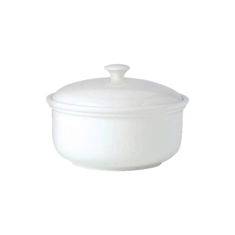 Simplicity White Casserole 2 Litre 3 1 / 2pts - CASE QTY - 3