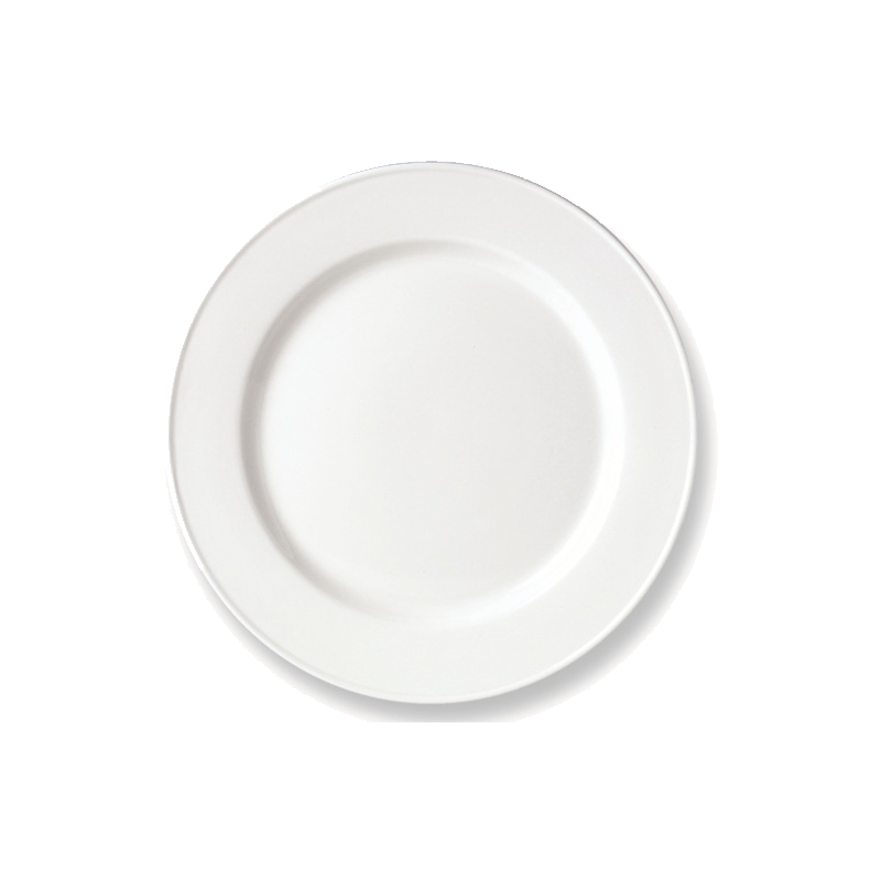Simplicity White Service / Chop Plate 27cm10 5 / 8  - CASE QTY - 24