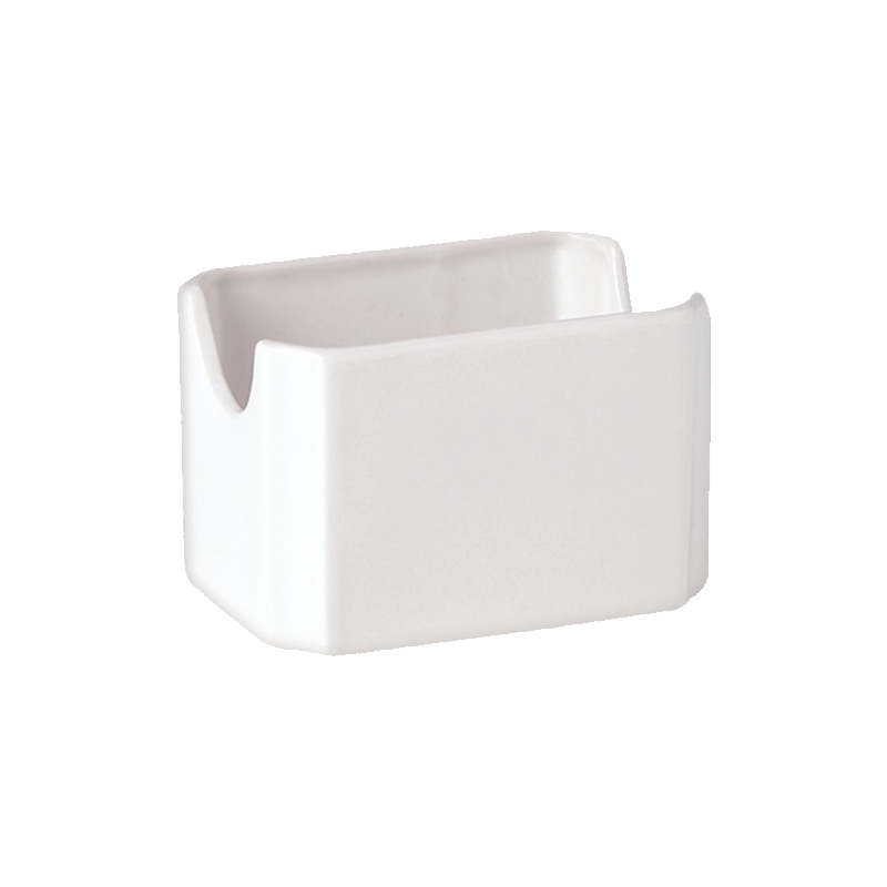 Simplicity White Sugar Packet Container - CASE QTY - 12