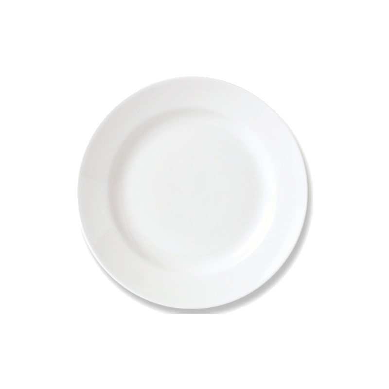 Simplicity White Plate Harmony 20.25cm 8  - CASE QTY - 24