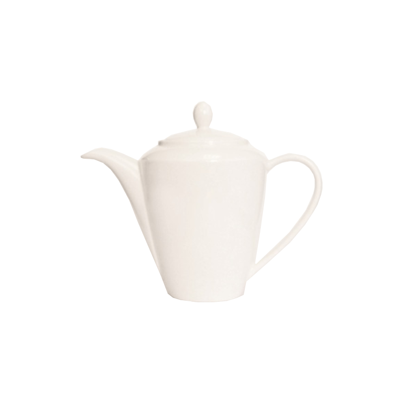 Simplicity White Coffee Pot  Harmony 60cl 21oz L3 - CASE QTY - 6