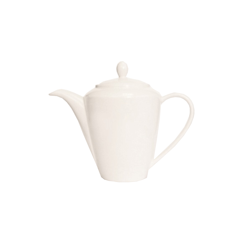 Simplicity White Coffee Pot  Harmony 31cl 11oz L4 - CASE QTY - 6