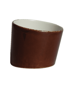 Terramesa Mocha Pot Tilt 7.5x7.9cm 3x3 1 / 2  - CASE QTY - 12
