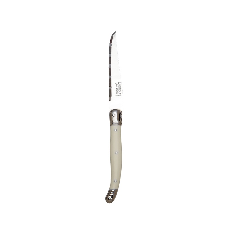 Steelite International Cutlery Jean Dubost Laguiole White Handle   23cm 9"   - Case Qty - 6