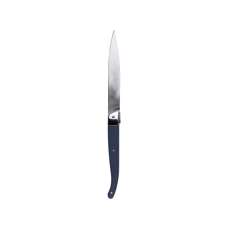 Steelite International Cutlery Jean Dubost Laguiole Stand Up Dark Blue ABS Handle   22.4cm 8⅘"   - Case Qty - 6